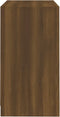 vidaXL - Dressoir - 70x41x75 - cm - bewerkt - hout - bruin - eikenkleur