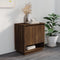 vidaXL - Dressoir - 70x41x75 - cm - bewerkt - hout - bruin - eikenkleur