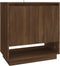 vidaXL - Dressoir - 70x41x75 - cm - bewerkt - hout - bruin - eikenkleur