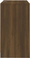 vidaXL - Dressoir - 70x41x75 - cm - bewerkt - hout - bruin - eikenkleur