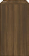 vidaXL - Dressoir - 70x41x75 - cm - bewerkt - hout - bruin - eikenkleur