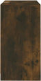 vidaXL - Dressoir - 70x41x75 - cm - bewerkt - hout - gerookt - eikenkleurig