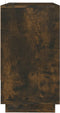 vidaXL - Dressoir - 70x41x75 - cm - bewerkt - hout - gerookt - eikenkleurig