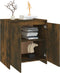 vidaXL - Dressoir - 70x41x75 - cm - bewerkt - hout - gerookt - eikenkleurig