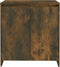 vidaXL - Dressoir - 70x41x75 - cm - bewerkt - hout - gerookt - eikenkleurig