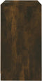 vidaXL - Dressoir - 70x41x75 - cm - bewerkt - hout - gerookt - eikenkleurig