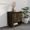 vidaXL - Dressoir - 70x41x75 - cm - bewerkt - hout - gerookt - eikenkleurig