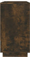 vidaXL - Dressoir - 70x41x75 - cm - bewerkt - hout - gerookt - eikenkleurig