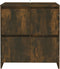vidaXL - Dressoir - 70x41x75 - cm - bewerkt - hout - gerookt - eikenkleurig