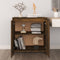 vidaXL - Dressoir - 70x41x75 - cm - bewerkt - hout - gerookt - eikenkleurig