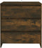 vidaXL - Dressoir - 70x41x75 - cm - bewerkt - hout - gerookt - eikenkleurig
