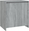 vidaXL - Dressoir - 70x41x75 - cm - bewerkt - hout - grijs - sonoma - eikenkleurig