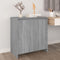 vidaXL - Dressoir - 70x41x75 - cm - bewerkt - hout - grijs - sonoma - eikenkleurig