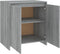 vidaXL - Dressoir - 70x41x75 - cm - bewerkt - hout - grijs - sonoma - eikenkleurig