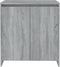 vidaXL - Dressoir - 70x41x75 - cm - bewerkt - hout - grijs - sonoma - eikenkleurig