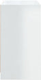 vidaXL - Dressoir - 70x41x75 - cm - bewerkt - hout - hoogglans - wit