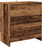 vidaXL - Dressoir - 70x41x75 - cm - bewerkt - hout - oud - houtkleurig