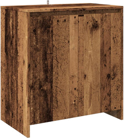 vidaXL - Dressoir - 70x41x75 - cm - bewerkt - hout - oud - houtkleurig