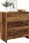 vidaXL - Dressoir - 70x41x75 - cm - bewerkt - hout - oud - houtkleurig
