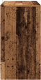 vidaXL - Dressoir - 70x41x75 - cm - bewerkt - hout - oud - houtkleurig