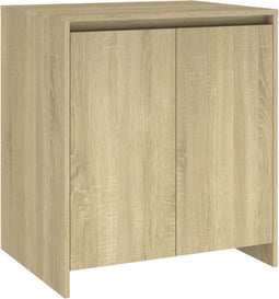 vidaXL - Dressoir - 70x41x75 - cm - bewerkt - hout - sonoma - eikenkleurig