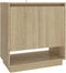 vidaXL - Dressoir - 70x41x75 - cm - bewerkt - hout - sonoma - eikenkleurig