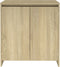vidaXL - Dressoir - 70x41x75 - cm - bewerkt - hout - sonoma - eikenkleurig