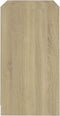 vidaXL - Dressoir - 70x41x75 - cm - bewerkt - hout - sonoma - eikenkleurig