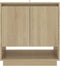 vidaXL - Dressoir - 70x41x75 - cm - bewerkt - hout - sonoma - eikenkleurig