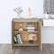 vidaXL - Dressoir - 70x41x75 - cm - bewerkt - hout - sonoma - eikenkleurig