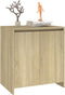 vidaXL - Dressoir - 70x41x75 - cm - bewerkt - hout - sonoma - eikenkleurig