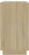 vidaXL - Dressoir - 70x41x75 - cm - bewerkt - hout - sonoma - eikenkleurig