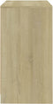 vidaXL - Dressoir - 70x41x75 - cm - bewerkt - hout - sonoma - eikenkleurig