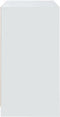 vidaXL - Dressoir - 70x41x75 - cm - bewerkt - hout - wit