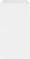 vidaXL - Dressoir - 70x41x75 - cm - bewerkt - hout - wit