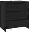 vidaXL - Dressoir - 70x41x75 - cm - bewerkt - hout - zwart