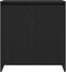 vidaXL - Dressoir - 70x41x75 - cm - bewerkt - hout - zwart - eikenkleur
