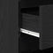 vidaXL - Dressoir - 70x41x75 - cm - bewerkt - hout - zwart - eikenkleur