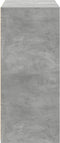 vidaXL - Dressoir - 70x41x93 - cm - bewerkt - hout - betongrijs