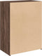 vidaXL - Dressoir - 70x41x93 - cm - bewerkt - hout - bruin - eikenkleur