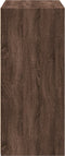 vidaXL - Dressoir - 70x41x93 - cm - bewerkt - hout - bruin - eikenkleur