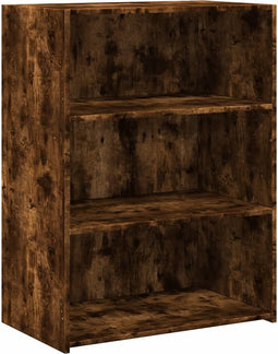 vidaXL - Dressoir - 70x41x93 - cm - bewerkt - hout - gerookt - eikenkleurig