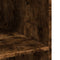 vidaXL - Dressoir - 70x41x93 - cm - bewerkt - hout - gerookt - eikenkleurig