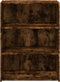 vidaXL - Dressoir - 70x41x93 - cm - bewerkt - hout - gerookt - eikenkleurig