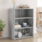 vidaXL - Dressoir - 70x41x93 - cm - bewerkt - hout - grijs - sonoma - eikenkleurig