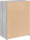 vidaXL - Dressoir - 70x41x93 - cm - bewerkt - hout - grijs - sonoma - eikenkleurig