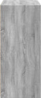 vidaXL - Dressoir - 70x41x93 - cm - bewerkt - hout - grijs - sonoma - eikenkleurig