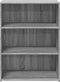 vidaXL - Dressoir - 70x41x93 - cm - bewerkt - hout - grijs - sonoma - eikenkleurig