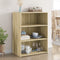 vidaXL - Dressoir - 70x41x93 - cm - bewerkt - hout - sonoma - eikenkleurig