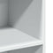 vidaXL - Dressoir - 70x41x93 - cm - bewerkt - hout - wit